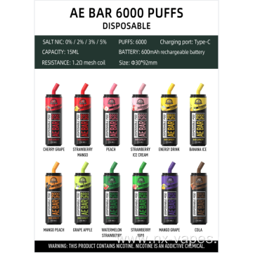 Wholesale Disposable Vape Nice Price AE Bar